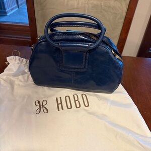 HOBO "Shelia" Small Satchel - Denim Blue